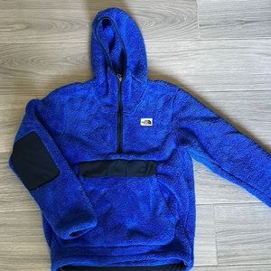 The North Face Blue Fleece Hoodie